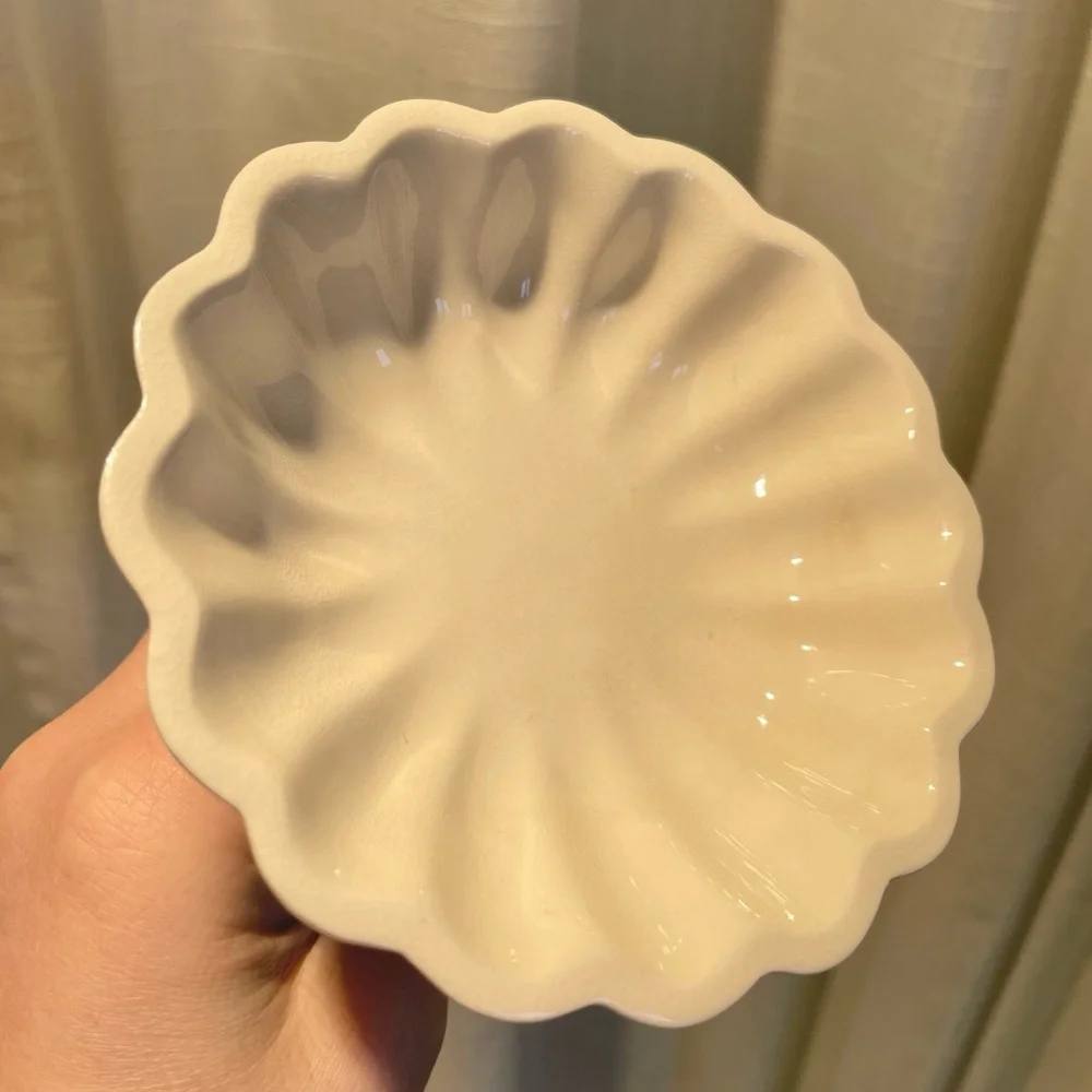 VTG Avon Cherub Soap Dish Holder Ivory White Etherial Bathroom Decor Jewelry